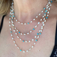 Load image into Gallery viewer, Long Pearl Necklace - Alyah