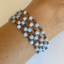 Load image into Gallery viewer, Long Aquamarine Necklace