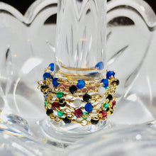 Load image into Gallery viewer, Onyx Bead Ring - Bonbon