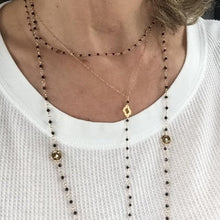 Load image into Gallery viewer, Tiny Black Spinel Beads Necklace - Osha
