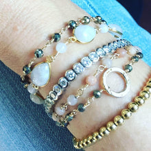 Load image into Gallery viewer, Moonstone Bracelet - Luna