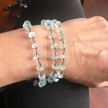 Load image into Gallery viewer, Aquamarine Beads Necklace - Flo