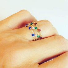 Load image into Gallery viewer, Onyx Bead Ring - Bonbon