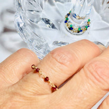Load image into Gallery viewer, Garnet Beads Ring - Bonbon