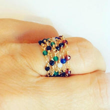 Load image into Gallery viewer, Garnet Beads Ring - Bonbon