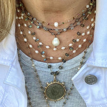 Load image into Gallery viewer, Long Freshwater Pearl Necklace