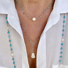 Load image into Gallery viewer, Turquoise Necklace with Buddha