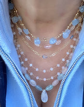 Load image into Gallery viewer, Gold Necklace with Topaz