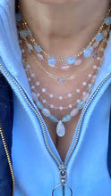 Load image into Gallery viewer, Blue Chalcedony Necklace - Positano