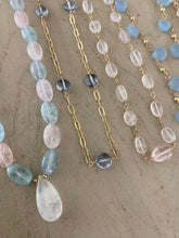 Load image into Gallery viewer, Gold Necklace with Topaz