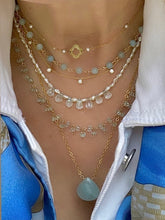 Load image into Gallery viewer, Aquamarine Necklace - Himalia