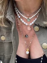 Load image into Gallery viewer, Labradorite Necklace with Crystal