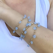 Load image into Gallery viewer, Blue Chalcedony Necklace - Positano