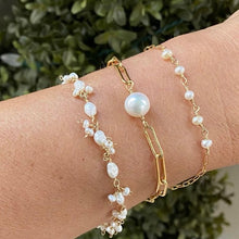 Load image into Gallery viewer, Pearl Cluster Bracelet - Boho