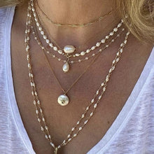 Load image into Gallery viewer, Gold Necklace with Pearl Drop - Florence