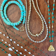 Load image into Gallery viewer, Onyx Necklace with Buddha