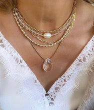 Load image into Gallery viewer, Crystal Necklace with Pearl