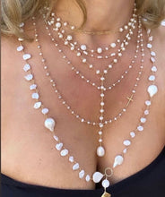 Load image into Gallery viewer, Gemstone Necklace with Paperclip