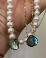 Load image into Gallery viewer, Labradorite Gold Necklace - Aurora