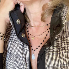 Load image into Gallery viewer, Gemstone Necklace with Paperclip