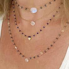 Load image into Gallery viewer, Gold Necklace with Moonstone