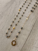 Load image into Gallery viewer, Lariat Pyrite Necklace - Star