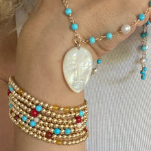 Load image into Gallery viewer, Mother of Pearl Moon Face