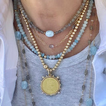 Load image into Gallery viewer, Gold Necklace with Topaz