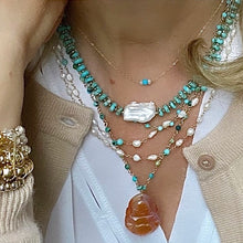 Load image into Gallery viewer, Long Pearl Necklace - Alyah