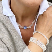 Load image into Gallery viewer, Crystal Chip Necklace with Chalcedony