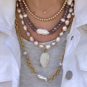STATEMENT PEARL NECKLACE - DONNA