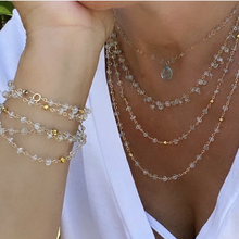 Load image into Gallery viewer, Long Gemstone Necklace - Gina