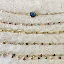 Load image into Gallery viewer, Gemstone Cluster Necklace - Boho