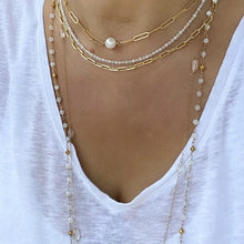 Load image into Gallery viewer, Long Moonstone Necklace