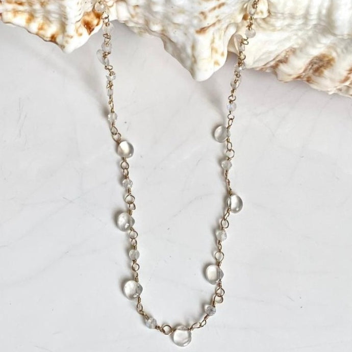 MOONSTONE NECKLACE - GLOW