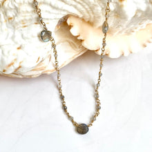Load image into Gallery viewer, Labradorite Drop Necklace - Delilah
