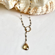 Load image into Gallery viewer, BLACK SPINEL NECKLACE - LEMON
