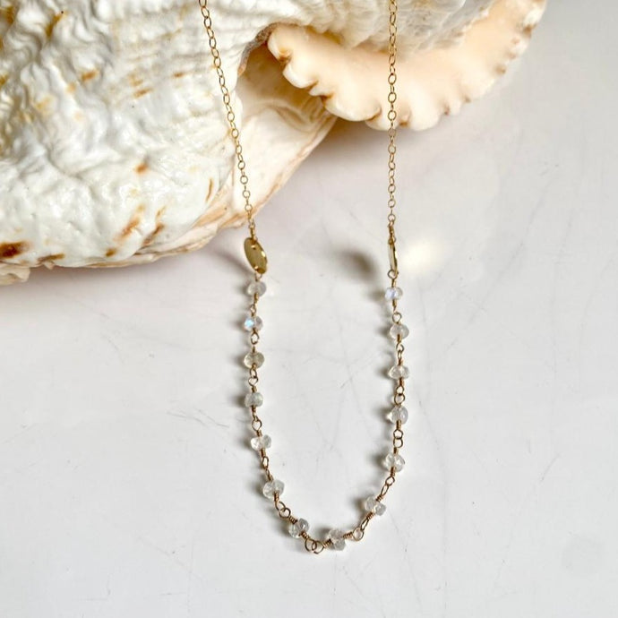 MOONSTONE NECKLACE - DISC