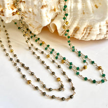 Load image into Gallery viewer, LONG GEMSTONE NECKLACE - GEMMA
