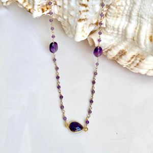 Amethyst Necklace - Tina