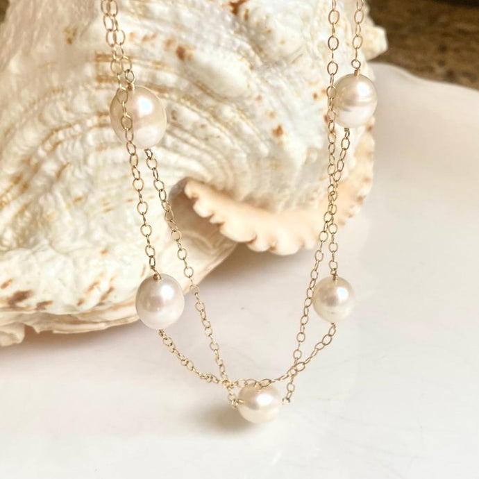 PEARL GOLD NECKLACE - COCO