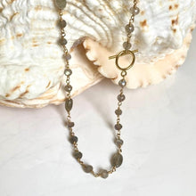 Load image into Gallery viewer, LABRADORITE TOGGLE NECKLACE
