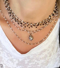 Load image into Gallery viewer, ROSE QUARTZ NECKLACE - PINKY
