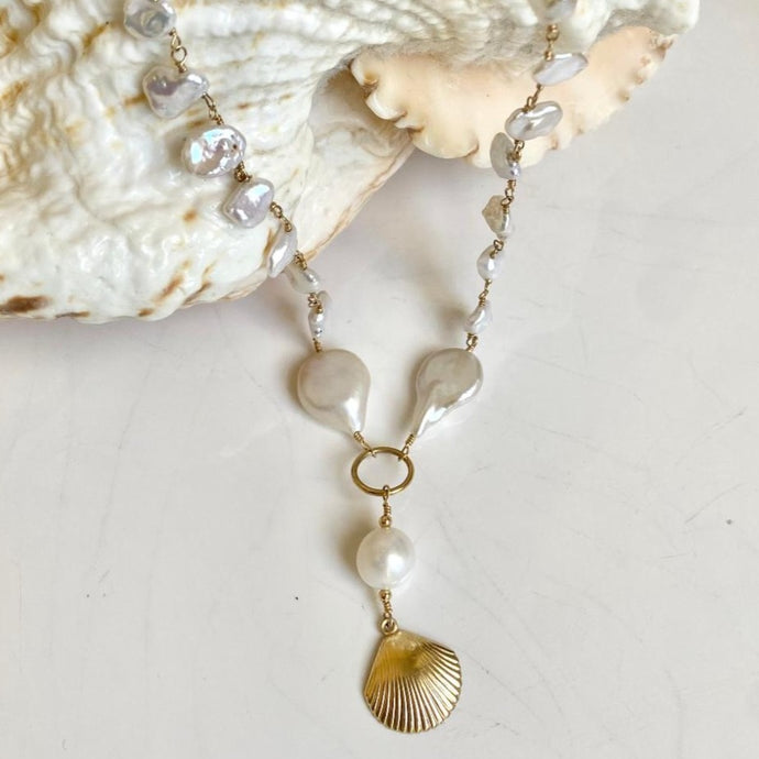 PEARL NECKLACE -KESHI