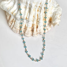 Load image into Gallery viewer, APATITE BEADS NECKLACE - OCEANA
