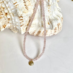 ROSEQUARTZ NECKLACE - ALLY