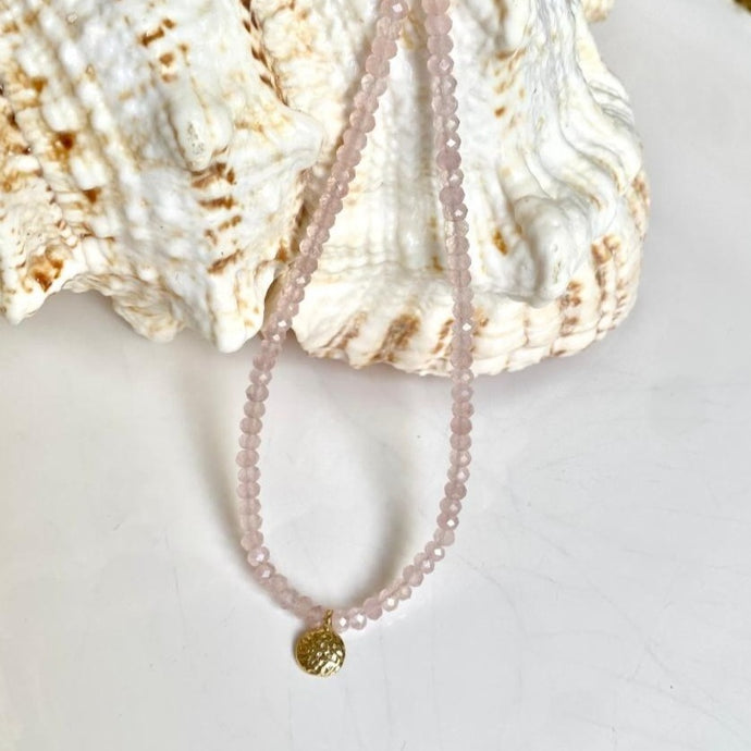 ROSEQUARTZ NECKLACE - ALLY