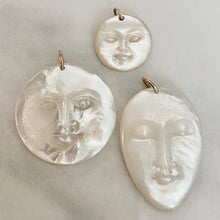 Load image into Gallery viewer, Moon face charm
