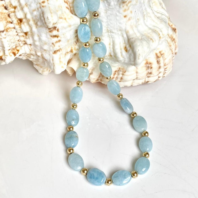 AQUAMARINE NECKLACE - MARINA