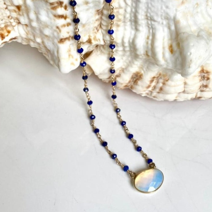 LAPIS NECKLACE - BLUE